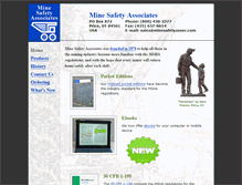 Tablet Screenshot of minesafetyassoc.com